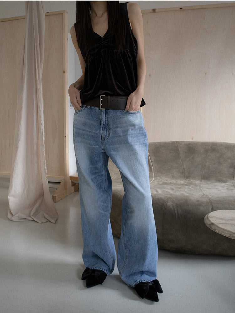 經典蝴蝶結絲絨質感尖頭鞋