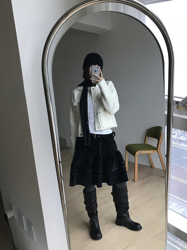 側扣細節率性長靴