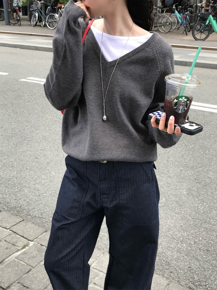 船領弧下擺修腰上衣