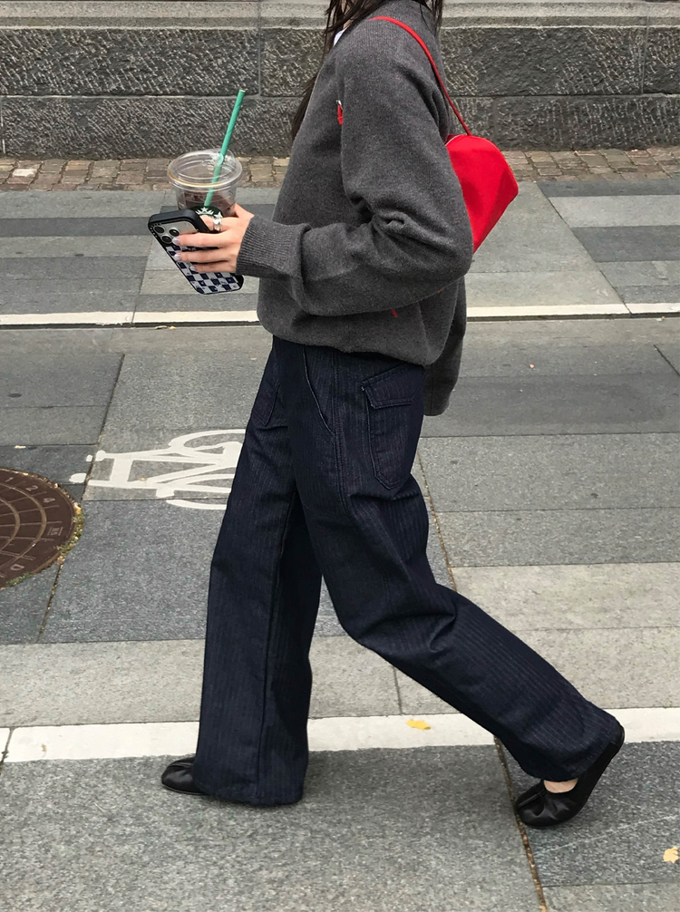 船領弧下擺修腰上衣