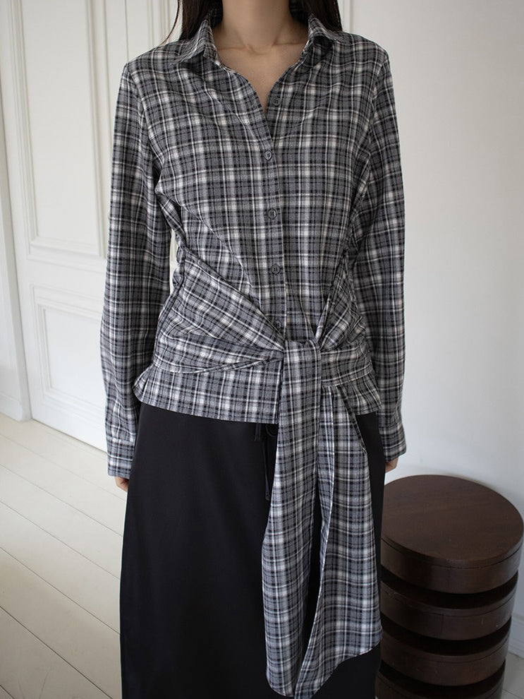 美色霧光澤感及踝裙