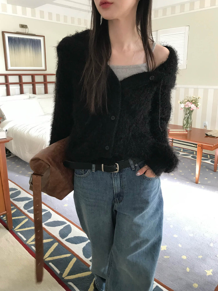 美色細帶鐵牌修身背心