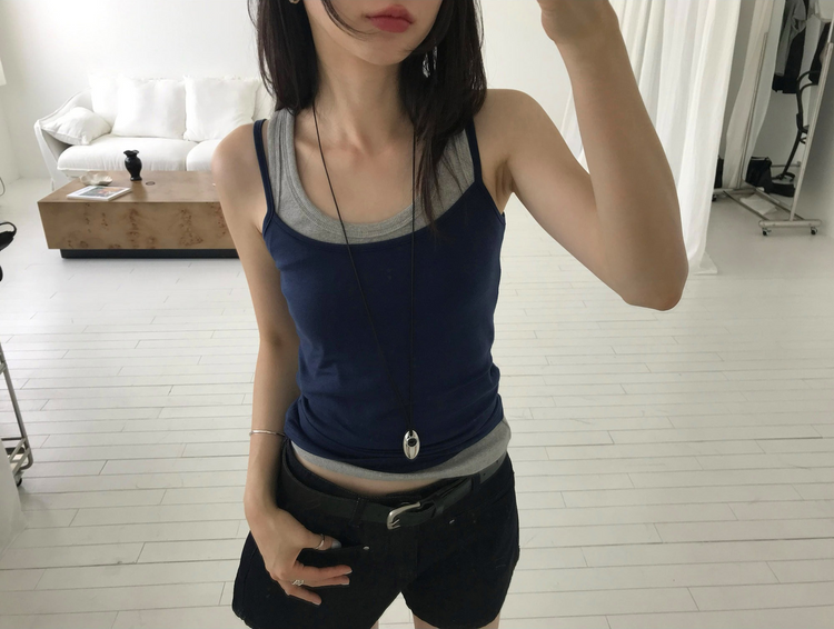 經典簡約多色背心