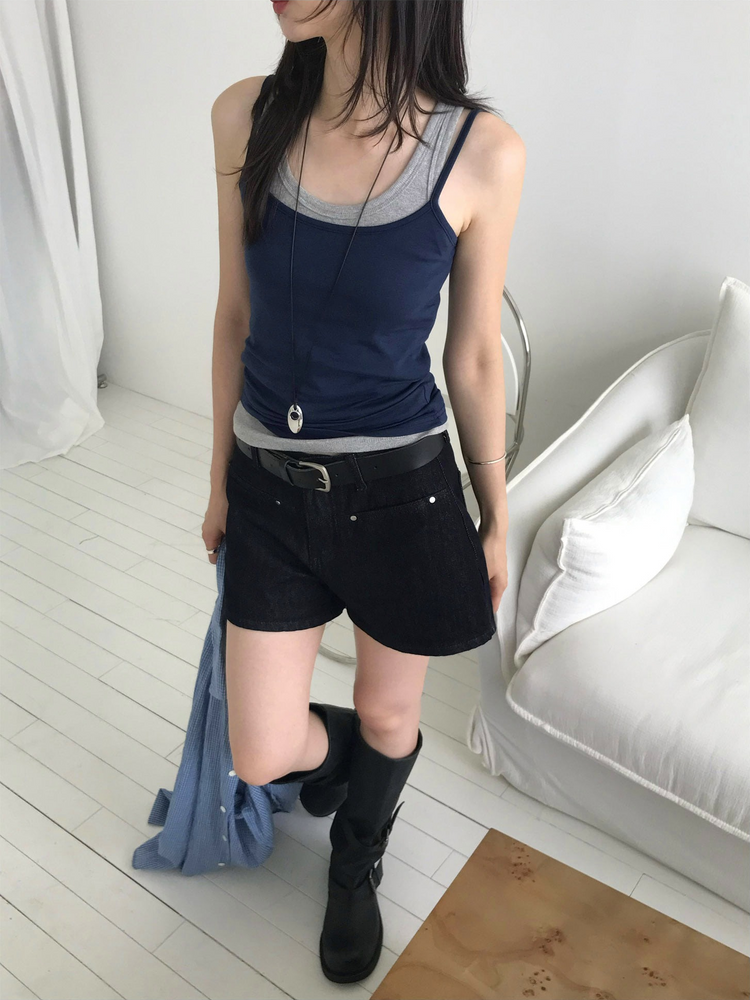 經典簡約多色背心
