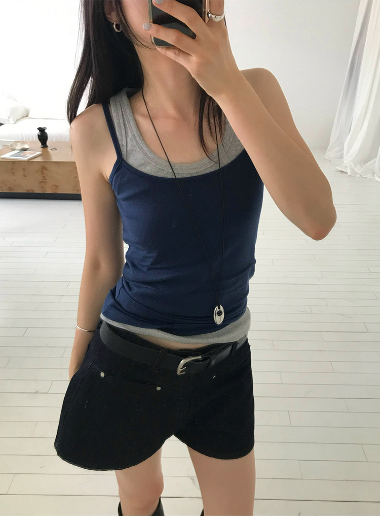 經典簡約多色背心