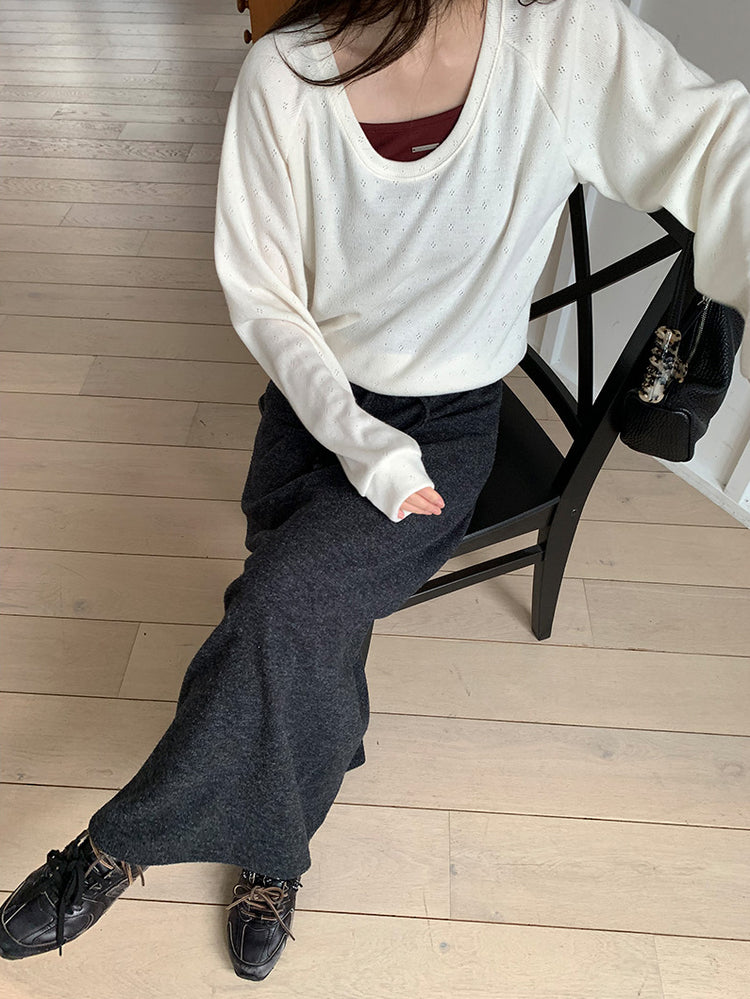 美色細帶鐵牌修身背心