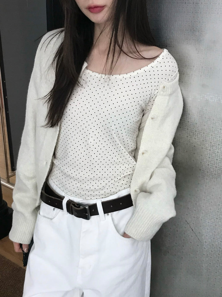 背口袋細節寬鬆直褲