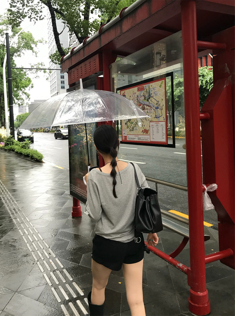 美色亨利領反折袖細節上衣
