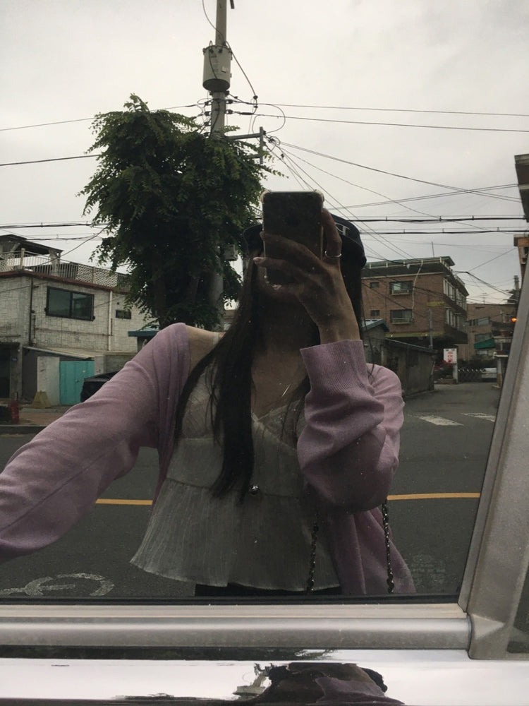 微透暗紋胸壓線細節背心