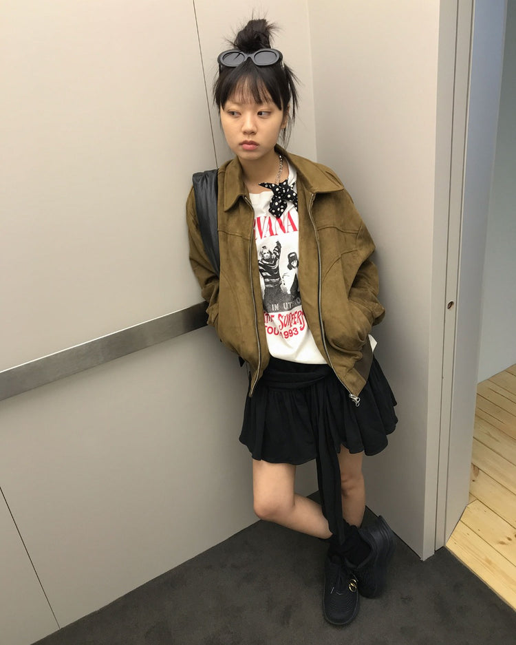 造型感綁腰細節棉裙