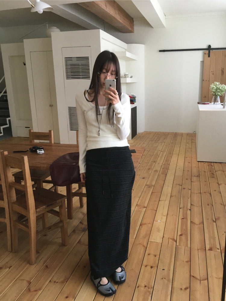 微透羊毛鐵扣細節上衣