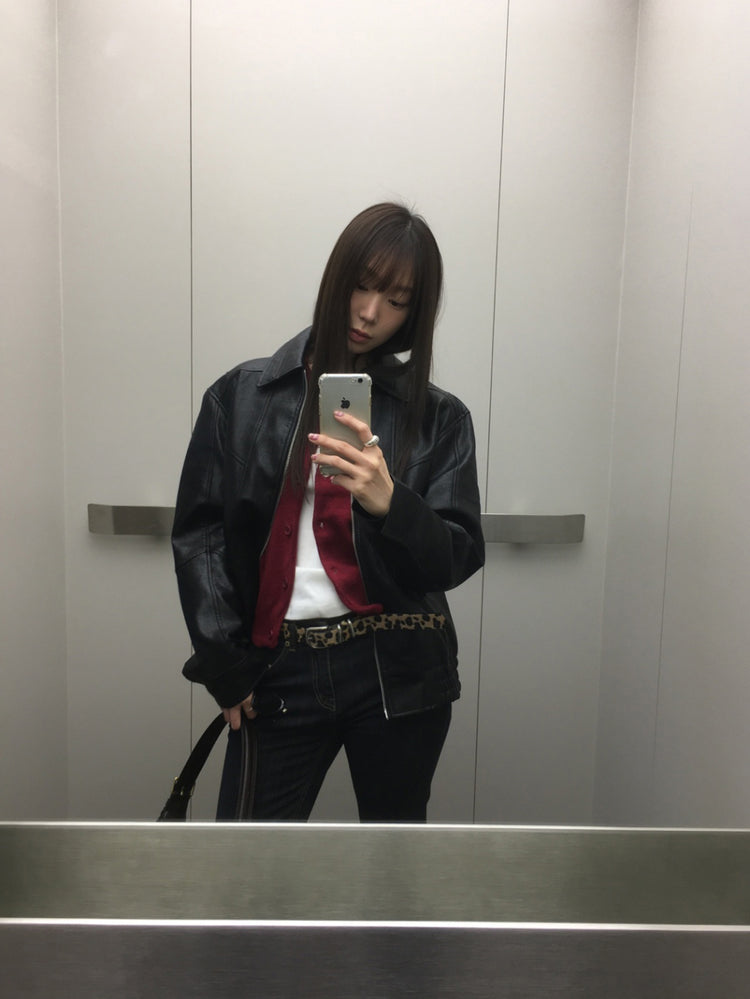 美色細帶鐵牌修身背心