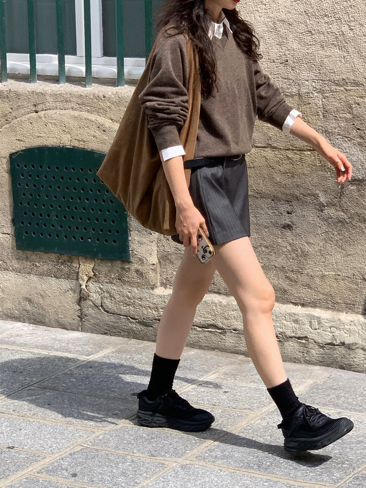 美式合身修腰襯衫