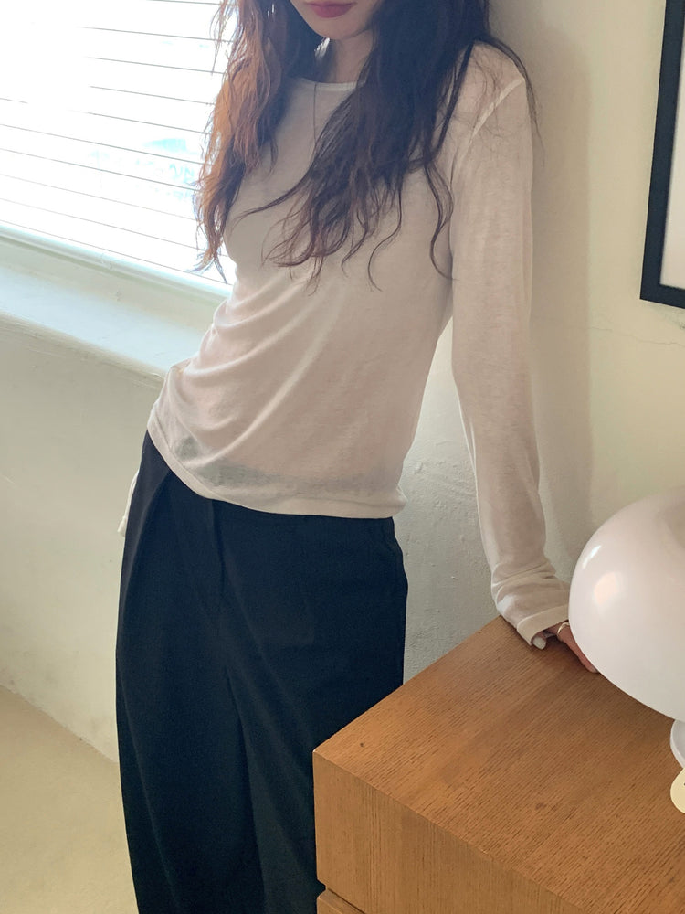 美色透膚基礎上衣