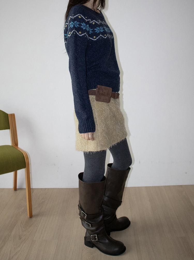 側扣細節率性長靴