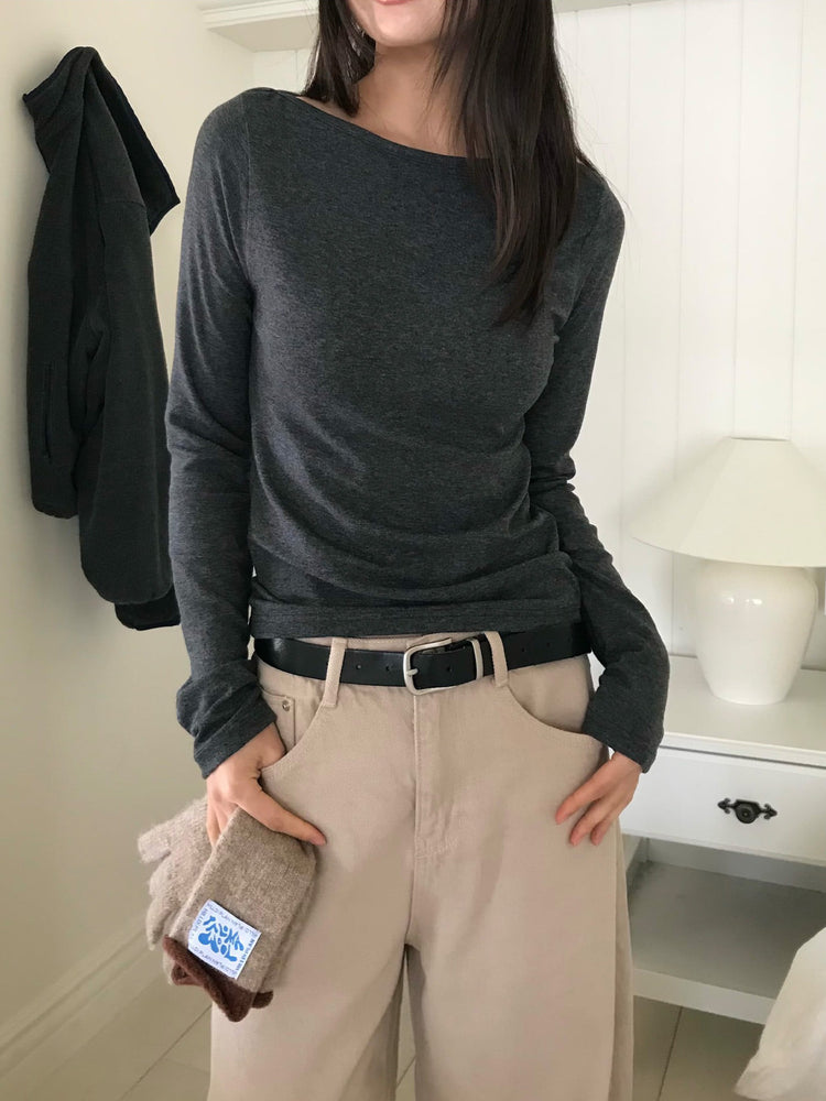 基礎美色內刷毛繭型褲