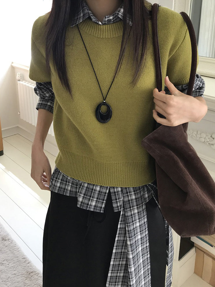 美色霧光澤感及踝裙