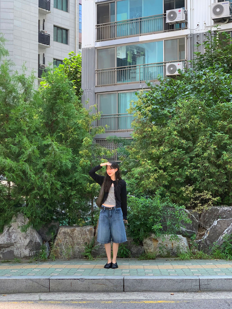 美色排鈕束袖細節外套