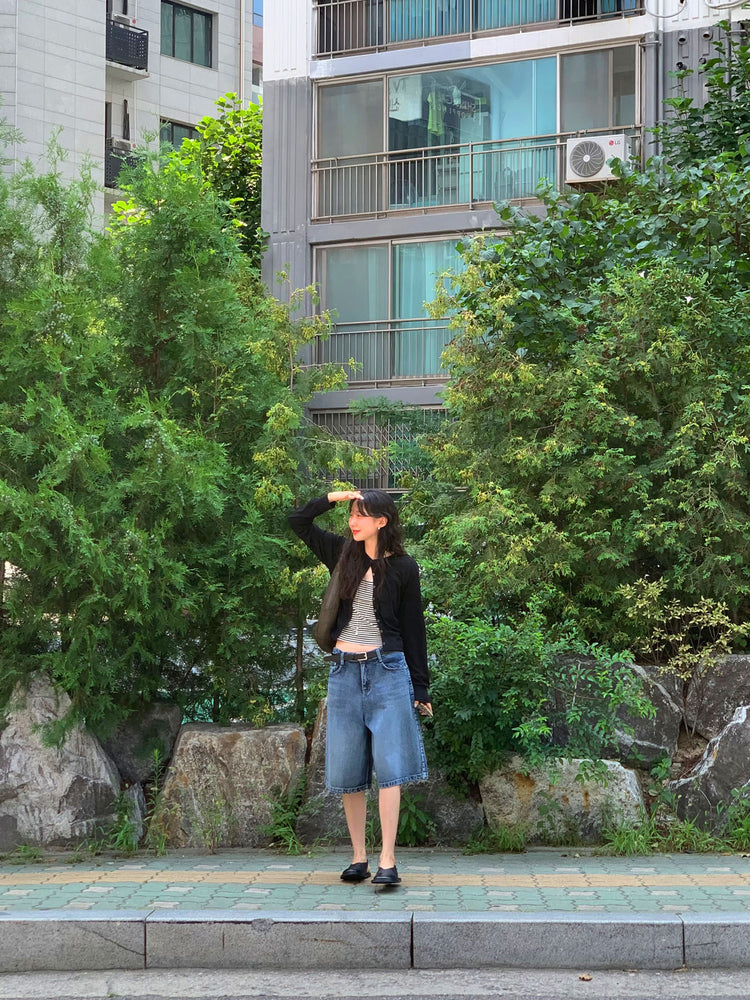 美色排鈕束袖細節外套