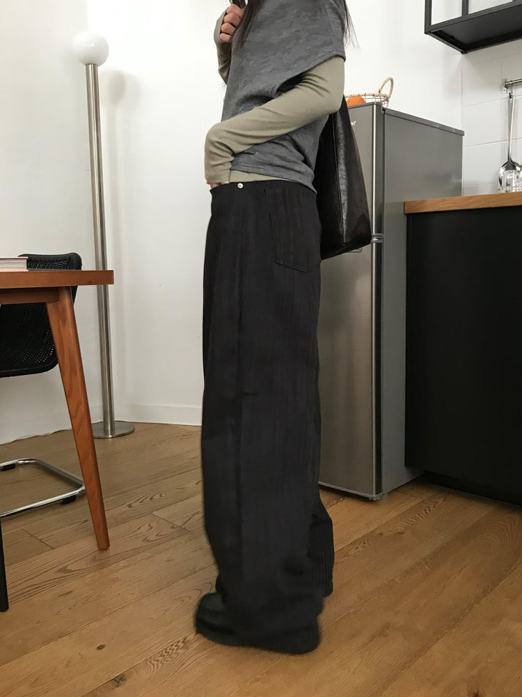 美色船領修身上衣