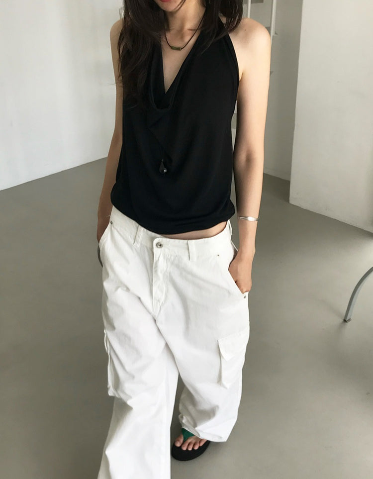 垂領掛脖上衣