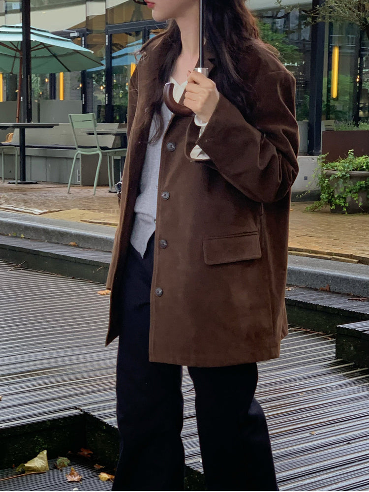 皮質/麂皮質感綁帶西外