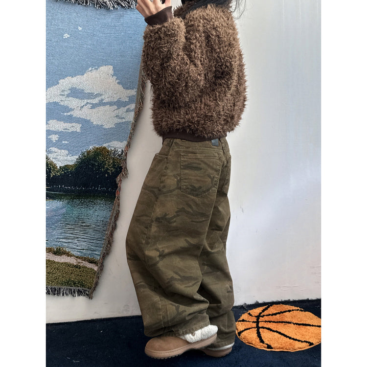 立領毛毛質感修身外套