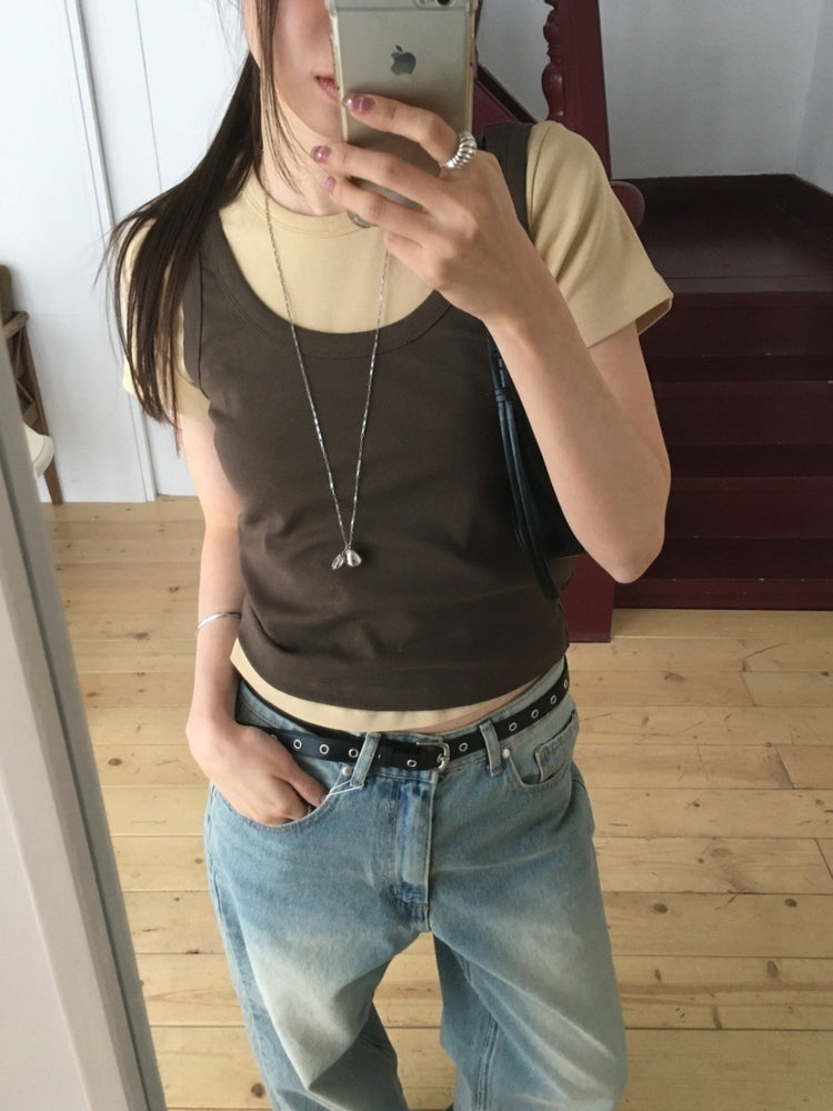 美色基礎合身上衣