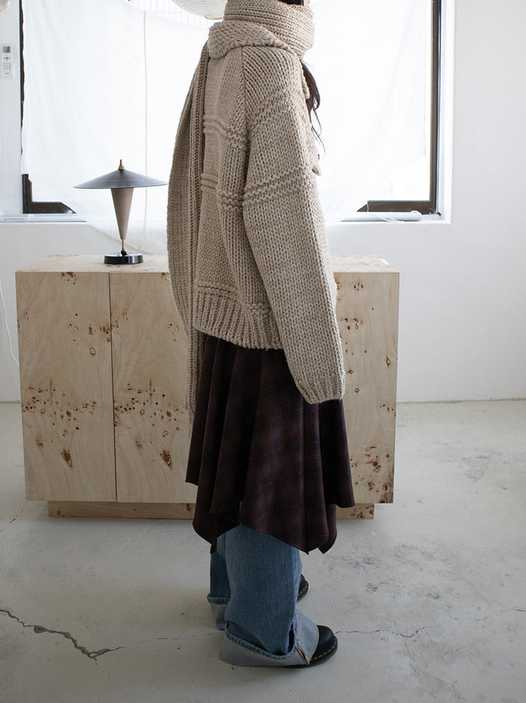 復古美色率性牛仔闊褲