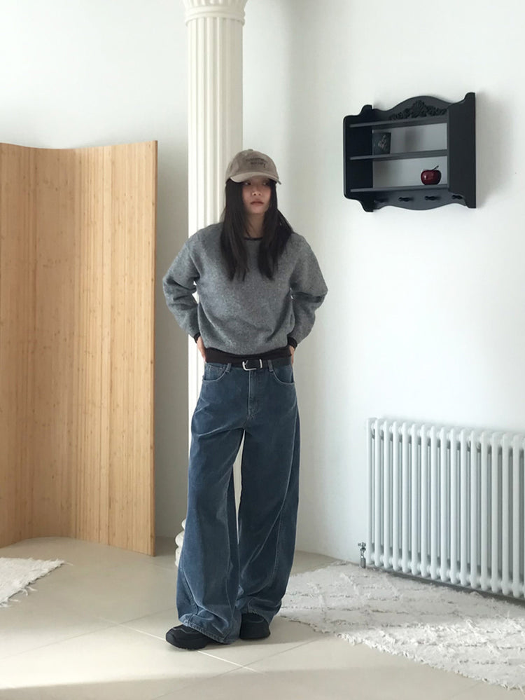 美色燈芯絨質感牛仔褲