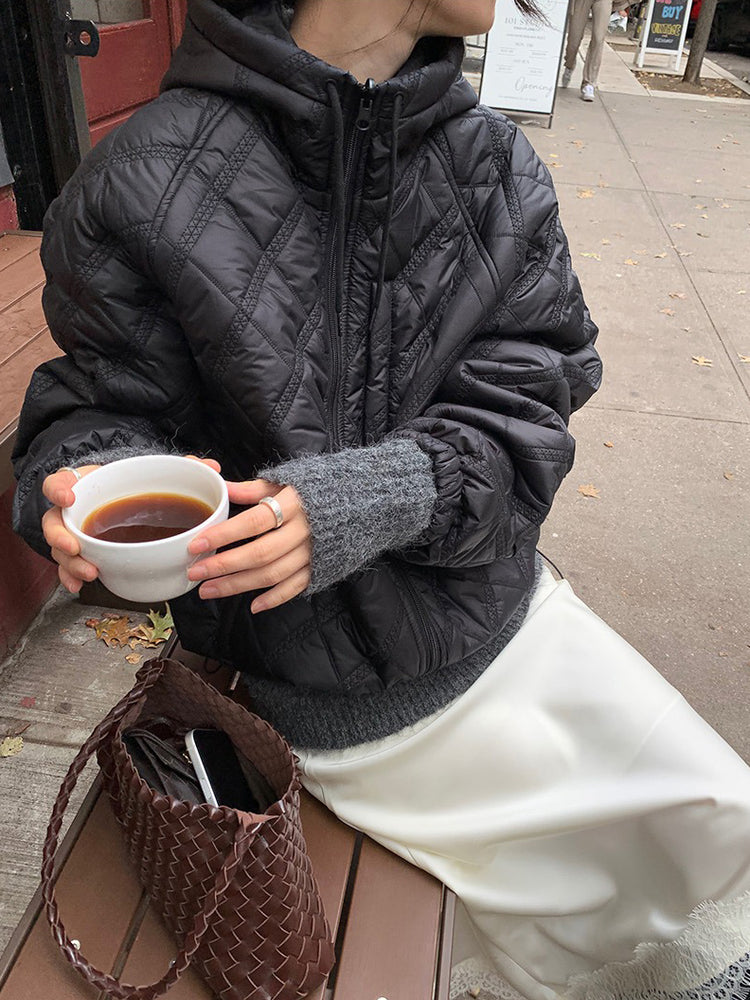 光澤感蕾絲邊不對稱細節半裙