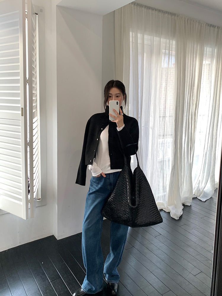 美色基礎圓領上衣