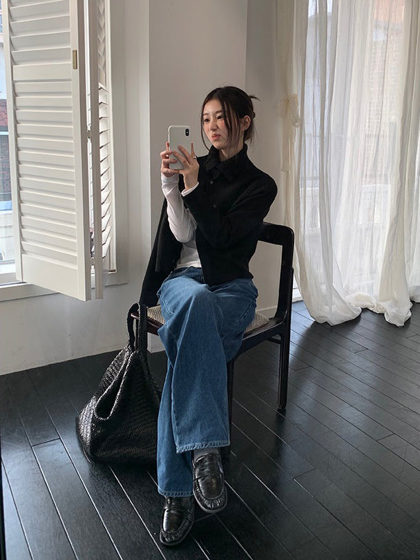 美色基礎圓領上衣