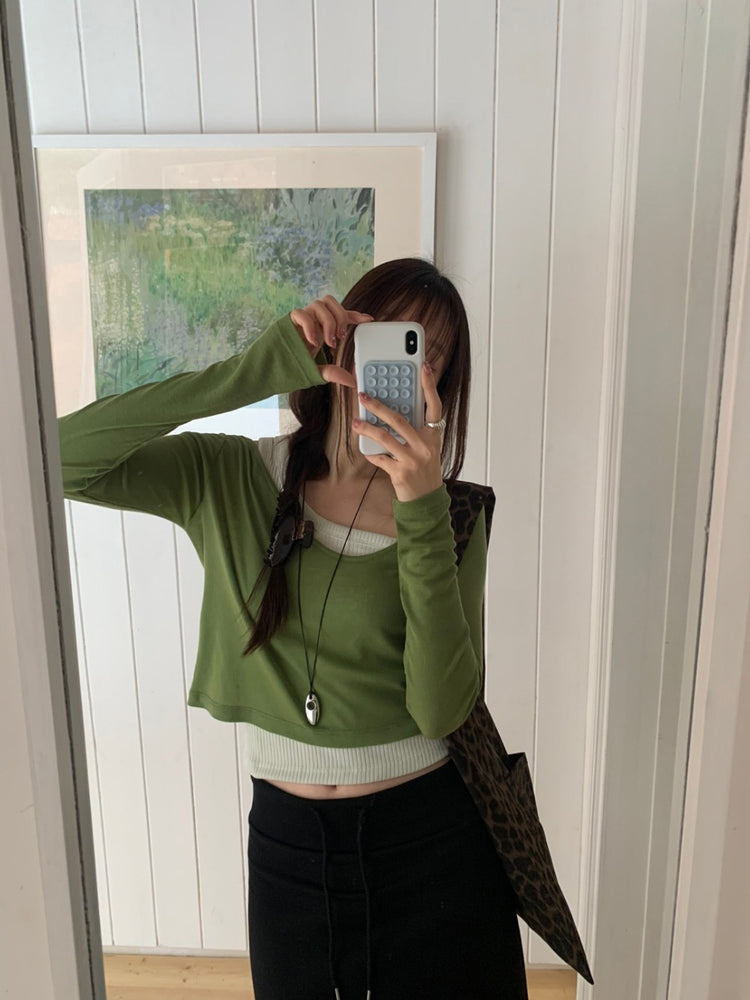 坑紋不對稱細節背心