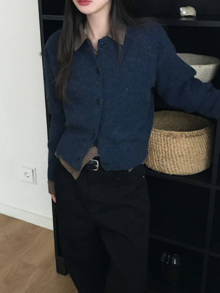 背口袋細節寬鬆直褲