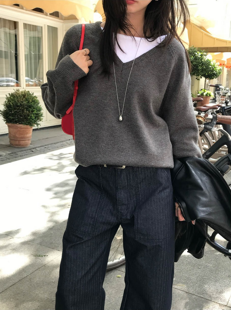 船領弧下擺修腰上衣