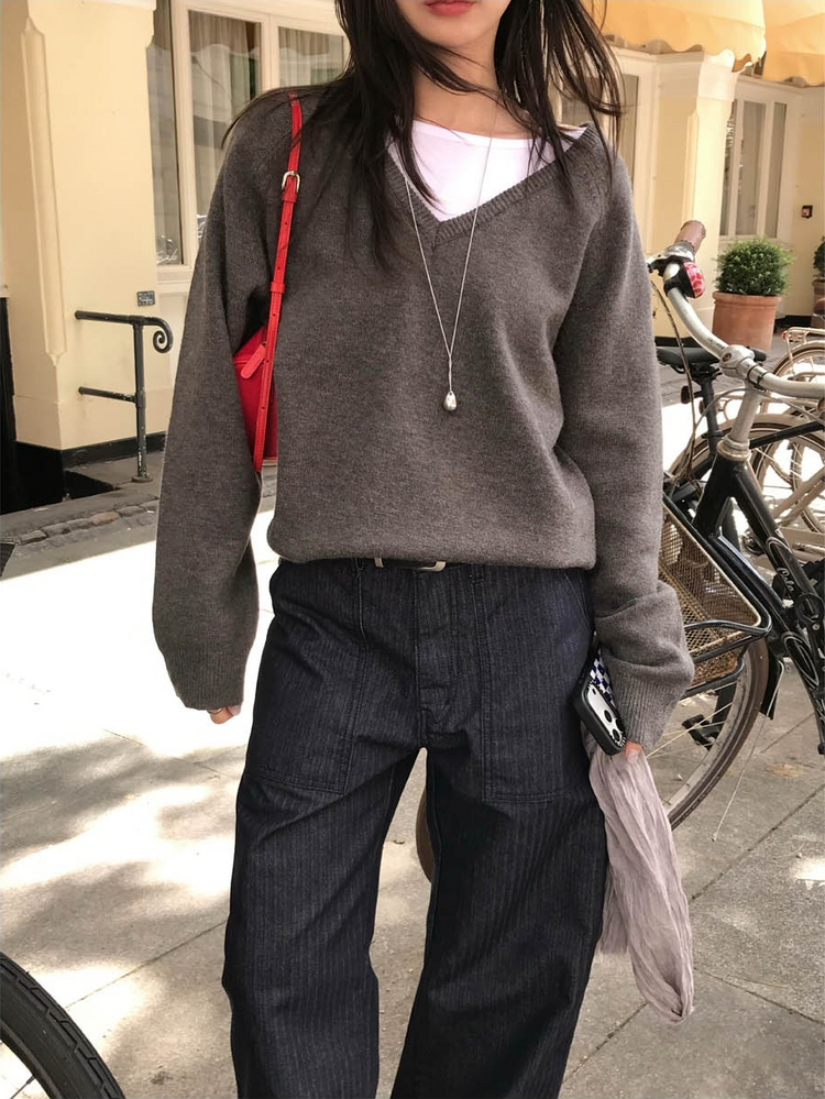 船領弧下擺修腰上衣