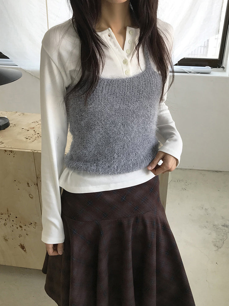 復古美色率性牛仔闊褲