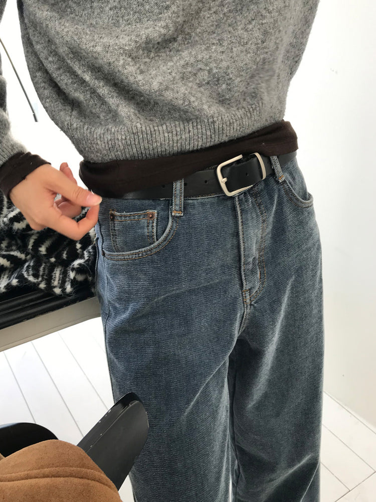 美色燈芯絨質感牛仔褲