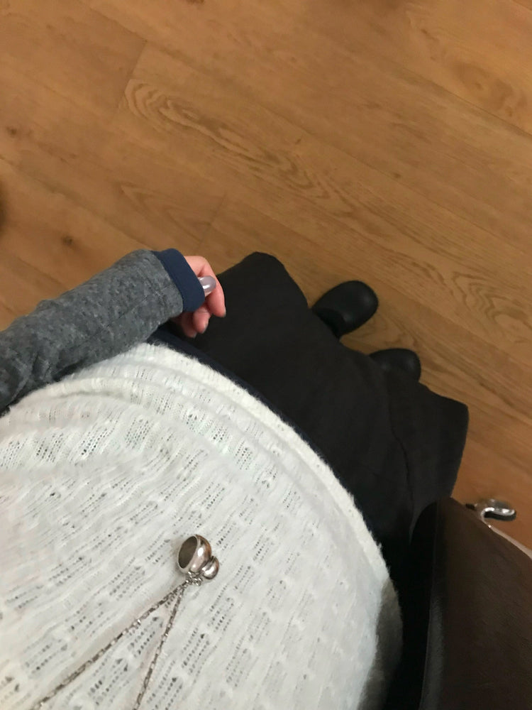 紋理寬肩帶容量袋