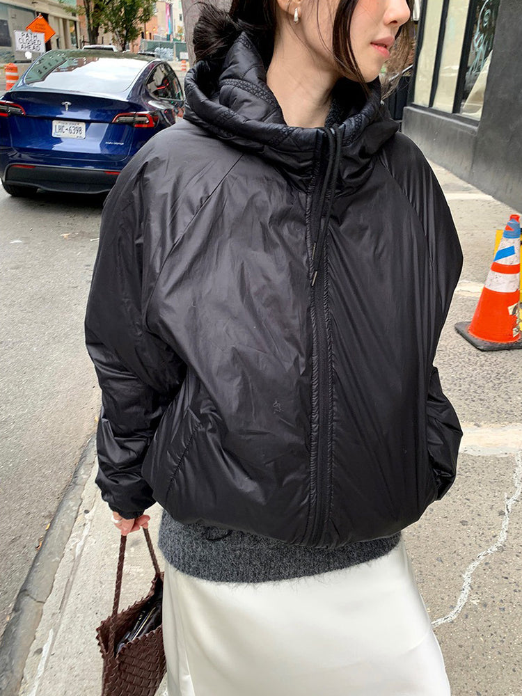 光澤感蕾絲邊不對稱細節半裙