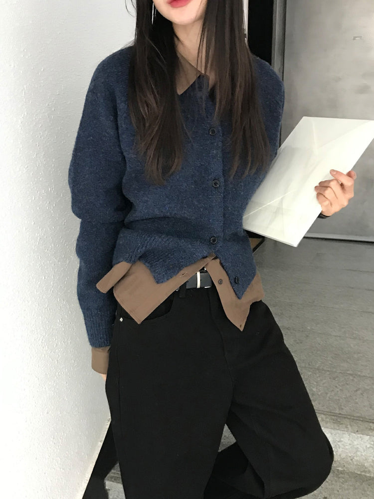 背口袋細節寬鬆直褲