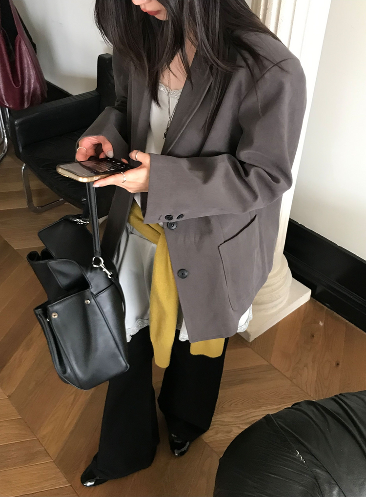霧光澤蕾絲細節連身裙