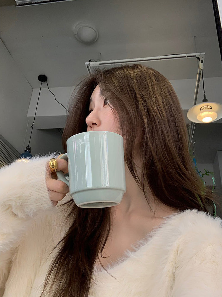 美色親膚毛絨質感外套