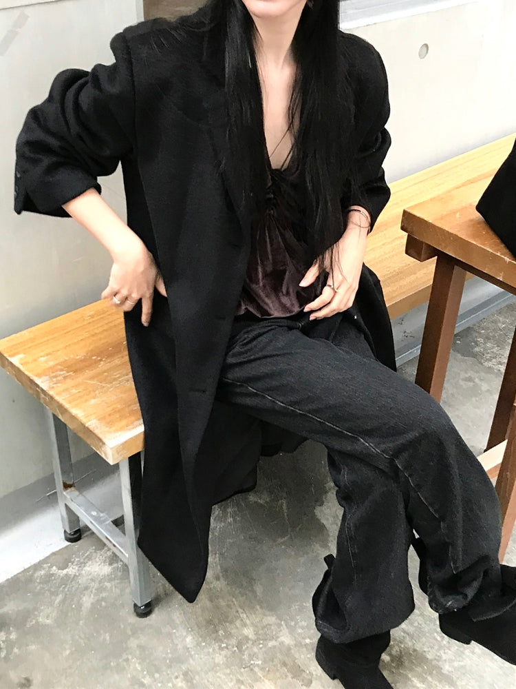 絲絨泡泡下擺背心