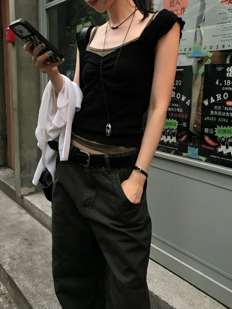 經典簡約多色背心