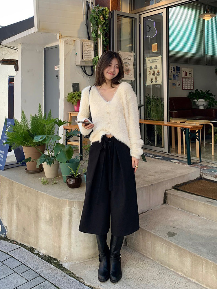 美色親膚毛絨質感外套