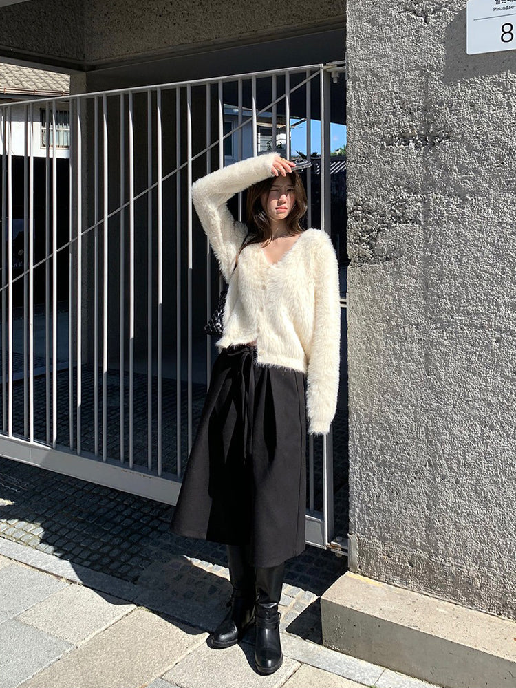 美色親膚毛絨質感外套