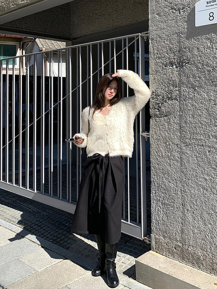 美色親膚毛絨質感外套