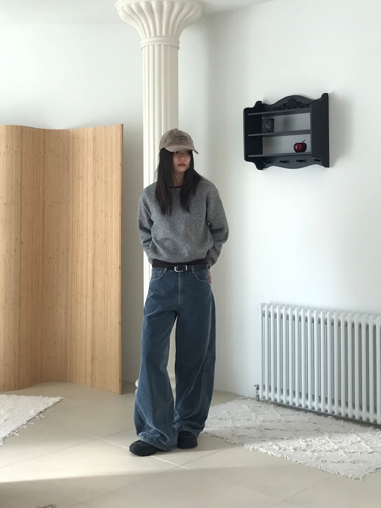 美色燈芯絨質感牛仔褲